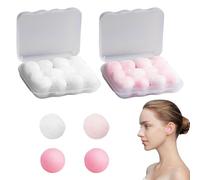 12 Pares Tapones para los Oídos de Cera, Reducción de Ruido Tapones para los Oídos de Cera moldeables, Aislantes, Cómodos y Reutilizables Especiales para Agua o Ruidos Fuertes, Natación