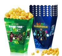 12 pcs bolsas de videojuegos para fiestas cajas de palomitas bolsas de caramelos para fiesta de juegos level up bolsas de regalos de coches productos temáticos para fiestas de cumpleaños