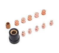 12 PCS Conjunte el Kit de Electrodo de la Punta del Cortador de Compatible con el Cortador de Eastwood Versa Cut 40amp, para la Antorcha CB50, el Material de Latón Premium, la