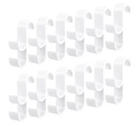12 Pcs Gancho Toallero para Radiador Toallero, Ganchos Radiador Toallero de Plástico, Ganchos Toalleros Radiador Robusto, Gancho para Radiador Toallero Resistentes para Toallas y Ropa (Nuevo Tipo)