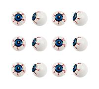 12 Pcs Globo Ocular de Halloween, Aterrador Eyeballs Pelotas de Juguete, Scary Bolas Ocular Juguetes para Niños Adulto Juego de Roles Accesorios de Decoración para Fiestas de Halloween