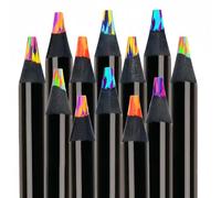 12 PCS Lápices De Colores, Manualidades Para Niños, Regalo Niña 4-12 Años, Ideales Para Colorear, Dibujar, Manualidades, Compatibles Con Rotuladores Lettering Doble Punta Y Acuarelablesv, Adultos