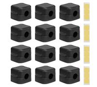 12 Pcs Organizador Clip de Cable Magnéticos, Clips para Cables Adhesivo Magnéticos, Soporte Ordenar Cables Escritorio, Abrazaderas Magnético Sujeta Cable Management para Oficina Mesa HDMI USB