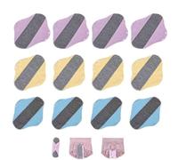 12 Pcs Reusable Leak-Proof Waterproof Washable Incontinence Pads for Women,Pure Cotton & Bladder Leak Protection,Cloth Menstrual Liners,Breathable Menstrual Pads,Feel Secure,Dry,Comfortable