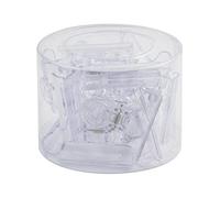 12 PCs/Set Clips Práctico Documento Binder Papel Organizador Papel Para La Escuela Doméstica