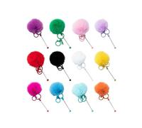 12 Pcs Sturdy Alloy Keychain Charm for Beads Portable for Jewelry Crafts and Creative Projects in Vibranting Color