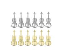 12 Pcs Violin Ornament Violin Christmas Ornament Mini Things Tiny Violin Instrument Decor