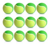 12 pelotas de tenis Stage1, pelotas de entrenamiento con un 25% de presión reducida, pelotas de tenis para principiantes, pelotas de entrenamiento de tenis, para niños, principiantes, mascotas, color