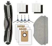 (12 Pezzi) T20+ Ricambi Compatibili Con Robot Aspirapolvere Airrobo T20+, Kit Di Accessori, 1 Spazzola a Rullo, 4 Spazzole Laterali, 3 Sacchetti Raccoglipolvere, 2 Filtri Hepa, 2 Panni Per Mocio