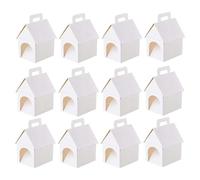 12 Pieces House Shaped with Handle | Candy Boxes Party Favors,Funny Puppy Adoption Party Supplies | for Holiday Birthday Celebration Wedding Home School Classroom Apartment