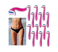 12 Pieces T Type Bikini Razor Disposable Women Small Durable Travel Accessories Women Razors Shaver Pubic Hair Removal Beauty Razor for Body Cosmetic