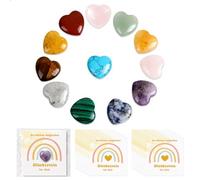 12 piedras de la suerte para niños, obsequios de cumpleaños infantiles para 5 - 10 años