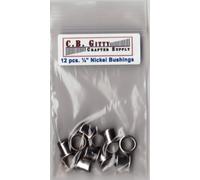 12 piezas. 1/4 "níquel Press-Fit sintonizador Tuercas/casquillos