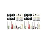 12 Piezas 16mm Cuarzo DIY Reloj de Pared Movimiento Mecanismo Kit con 16 Diferentes Pares Mano DIY 12 Reloj Numerales Movimiento Conjunto