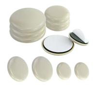 12 Piezas 35mm/50mm PTFE Redondos,Autoadhesivos Planeadores para Muebles,Deslizadores para Muebles Ideal para Mover Muebles Pesados, Ayudar en la mudanza y organizar Las oficinas
