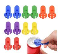 12 Piezas Abre Botes, Abrelatas Manual, Abrelatas para Ancianos, Niños, Mujeres, Manos Débiles