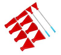 12 Piezas Accesorios De Soplado Artístico Boquillas De Varios Tamaños Pajitas De Acero Inoxidable Para Manualidades Holandesas Suministros De Pintura Herramienta De Vertido De Flores De Arte Fluido