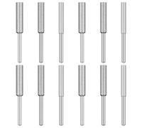 12 Piezas Afilador de Motosierra, Afiladora Cadenas Lima Motosierras, Puntas de Molienda de Piedra de Afilador de Motosierra 4mm, 4.8mm, 5.5mm