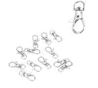 12 Piezas Anti -escapares la Jaula de pájaros, gatillo Hierro Hebillas Gancho para Golpes Puertas pájaros Mascotas pestillos de Garra Seguridad para pequeños recintos Animales