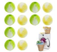 12 Piezas Atrapa Pelos Lavadora, Bolas Atrapa Pelos Lavadora, reutilizables, Bolas Quita Pelos Mascota,Atrapa Pelos Lavadora Mascotas, para Eliminar el Pelo de Las Mascotas en la Lavadora