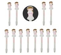 12 piezas,Bolígrafo Regalo,Detalles Comunión Niña,Recuerdos y Regalos de Primera Comunión para invitados-Niña Rosa