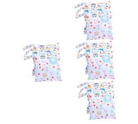 12 Piezas Bolsa de Almacenamiento Bolsas Secas Húmedas for Bolsa de Pañales Pañales Bolsa de Servilletas Sanitarias Bolsa de Pañales Infantil Bolsa de Gimnasio Organizador Bolsa de Almohadilla Sanitar