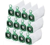 12 Piezas Bolsas de Aspiradora Compatibles con Vorwerk Kobold VB100/FP100 - Bolsas de Filtro de Repuesto para Vorwerk Kobold VB100/FP100, Estructura de 4 Capas, Alta Densidad