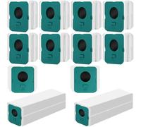 12 Piezas Bolsas de Polvo Compatible con Samsung Bespoke Jet VCA-ADB95, Bolsa de Aspiradora Compatible con Samsung Bespoke Jet Pro Extra/Complete Extra/Aspiradora de Mano sin Cable Clean Station