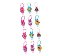 12 Piezas Botella de gel de sílice favor de la fiesta de navidad llavero botellas vacias botella reutilizable water dispenser botellas viaje silicona botellas de loción para manos
