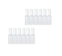 12 Piezas Botella de Spray PET para Maquillaje de 100ml Transparente | Subenvasado Organizado, Cierre Antifugas, Viaje y Cocina, para Perfume y Laca