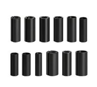 12 Piezas Casquillo Reductor Templado | Cuerpo Cilíndrico Ranurado, Adaptadores, Alta Precisión, Herramienta, para Taller
