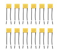 12 Piezas condensador led para luz residual, residual light led capacitor 0.22µF 275V X2, led residual light capacitor, Supresores de Interferencias para Bombillas LED, Lámparas y Electrónica