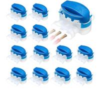 12 Piezas Conector de Cables para Robot Cortacésped con Impermeable Gel,Conector de Cables,Empalmes Cables Electricos Para Extender o Reparar Cable Periférico de Cortacesped Robótico, Jardín, Exterior