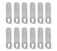 12 Piezas Cuchilla Desbrozadora, ZoneYan Cuchillas de Metalicas Cortacésped, Cuchillas de Metalicas,Cuchillas Repuesto para Cortacésped, para Jardín, Césped y Granja