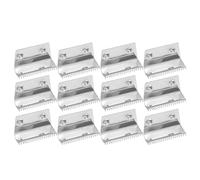 12 Piezas Cuchilla Metálica Dentada de 30mm Plata | Repuesto Confiable con Borde Afilado para Corte Limpio, Uso Industrial y Oficina, Compatible con Modelos Estándar