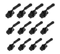 12 Piezas Cursor Cremallera, Universales Detachable Zipper Repair Reusable, Reparación de Cremalleras de Repuesto for Clothes, Bags, Jackets, Luggage, Grandes, Medianos y Pequeños