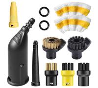 12 piezas de accesorios para limpiador de vapor Kärcher SC1/SC2/SC3/SC4/SC5, boquilla de mano, juego de piezas de repuesto incluye boquilla extendida, boquilla curvada, cepillo redondo pequeño, sello