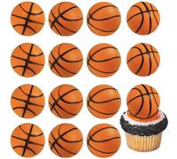12 piezas de baloncesto decoración para tartas de jugador de baloncesto Slam Dunk ropa de baloncesto decoración para niños cumpleaños baloncesto deporte tema bebé ducha pastel decoraciones
