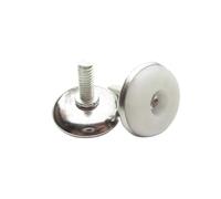 12 Piezas de Base de Metal for Muebles, mesas, sillas, sofás, Patas niveladoras Ajustables, Deslizadores, niveladores, Tornillos, Almohadillas Pies Regulables para Equipos(M6X15)