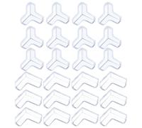 12 Piezas De Esquinas Anticolisión En Forma De T, 12 Piezas De Esquinas Anticolisión En Forma De L, Esquinas De Protección De Bordes De Mesa, Protección De Bordes De Seguridad Para Niños