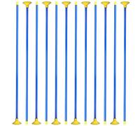 12 Piezas de Flechas de Ventosa de Repuesto para Niños, Flechas de Entrenamiento Seguras para Práctica de Tiro, Flechas de Plástico PVC para Objetivos con Ventosa (Azul)