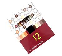 12 piezas de lápiz de acuarela sin madera, 12 colores a base de aceite, coloreado para, estudiantes, retrato, dibujo, colorear, suministros de arte para