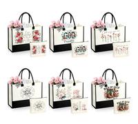 12 piezas de regalos cristianos para mujeres, regalo de cumpleaños para mujeres, bolsa de maquillaje de Jesús, regalos religiosos inspiradores para mujeres, regalo de amistad para mujer, para mamá