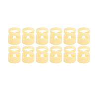 12 Piezas de Selección de Dedos Guitar Guitar Fingertip Protectores Pulgar Pulgar Finger Finger Instrumento Cuerda PickGuitar Pickabs Pickabs para el Dedo y en el índice Es (12L)