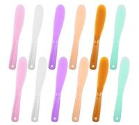 12 Piezas De Varilla De Agitación De Plástico, Herramienta De Aplicación De Máscaras, Herramienta De Belleza, Accesorios Para El Cuidado De La Piel, Herramienta De Aplicación Portátil.