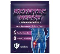 12 Piezas De Yeso Pélvico - Adhesivo De Parche Dérmico Del Nervio Pélvico | Parche Tópico Para La Salud De La Pasta Para Aliviar El Nervio Pélvico Para Hombres Y Mujeres