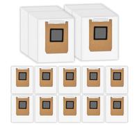 (12 Piezas) E28 Bolsas de polvo de repuesto compatibles con el robot aspirador Eufy Omni E28/ E25, kit de accesorios, gran capacidad, bolsas para aspiradora,bolsas de polvo de repuesto para aspiradora