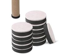 12 Piezas Elevadores de Muebles, Elevadores de Muebles Redonda Fieltro Adhesivo Blanco Pata para Mesa Sofá Silla Elevadores de Altura para Escritorio Tocador