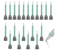 12 Piezas Epoxi Mezcla Boquillas Punta Mezclador Boquillas de Mezcla de Epoxi Boquilla Mezclador Estático Mezcladoras Estáticas Mezcladores Estáticos y Punta de Tubos de Resina de Plástico para Colla