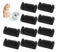 12 Piezas Esponja Filtro Fuente para Gatos, Filtros Fuente Agua Gatos, Filtros de Espuma de Fuente de Agua para Gatos, Filtro Reemplazos de Esponja Suministro de Agua Potable Limpia para Gato Perro